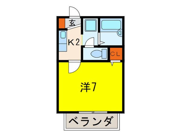 コンフォ－ル売布の物件間取画像